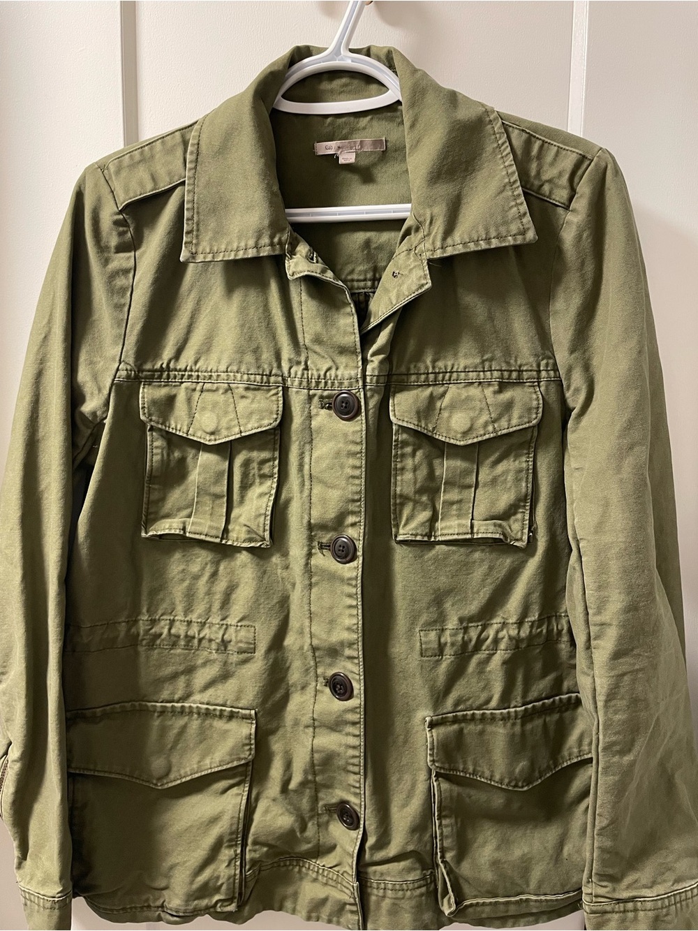 GAP Olive Green Women's Utility Jacket - Picture 4 of 11